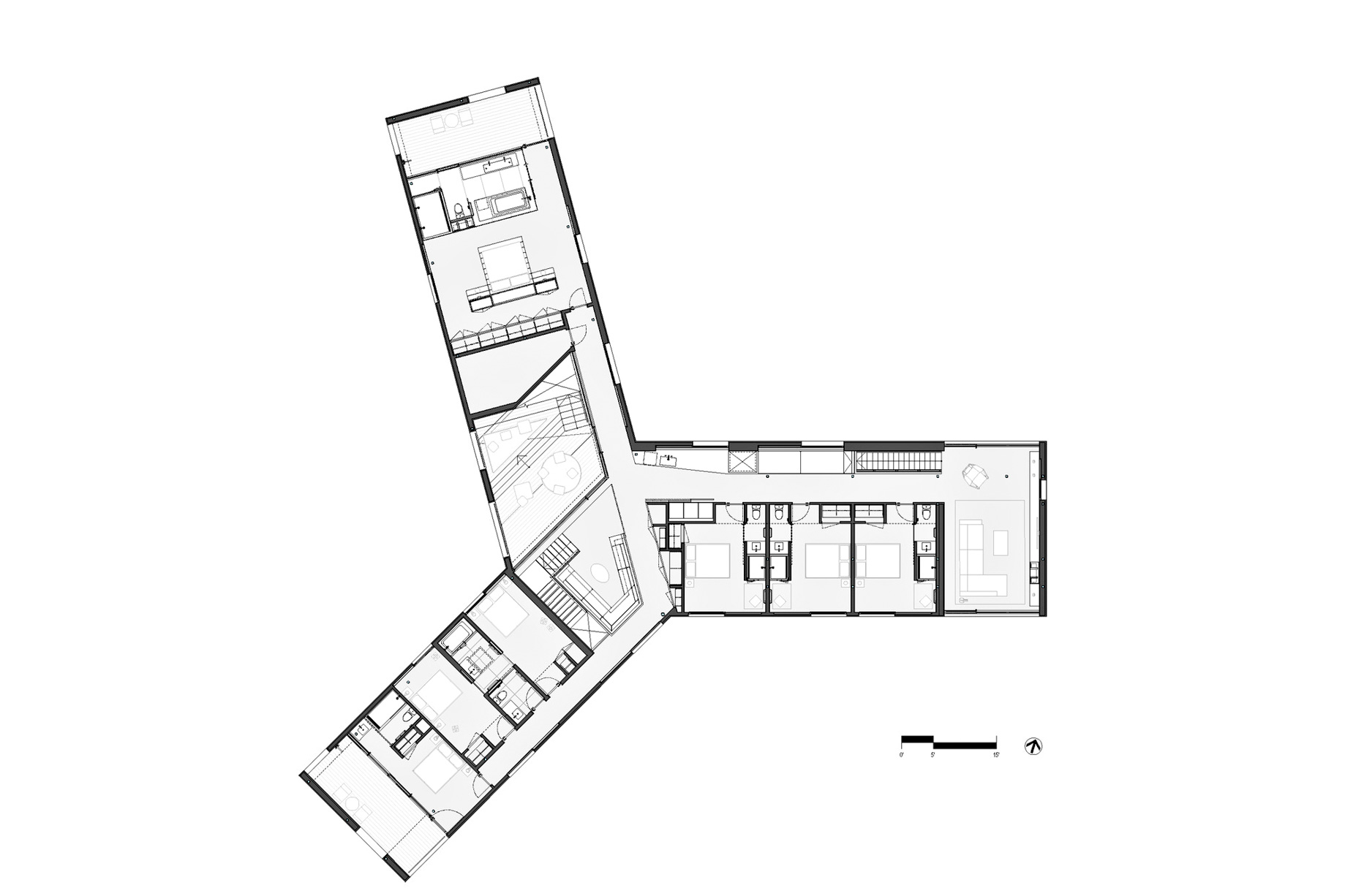 Floor Plans - Amagansett Beach House - St Marys Ln, East Hampton, NY, USA