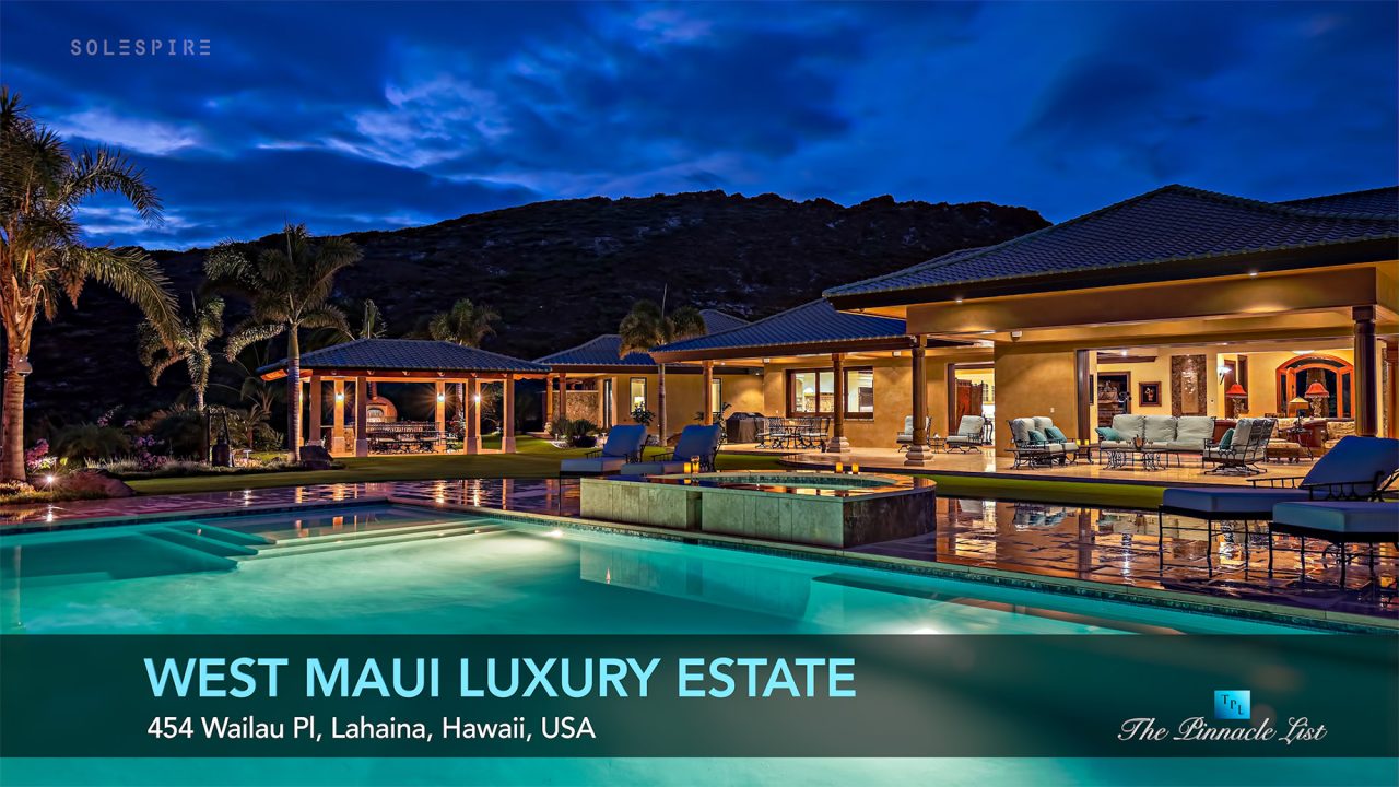 Luxury Home Design - West Maui Estate - 454 Wailau Pl, Lahaina, Hawaii, USA - Luxury Real Estate - Video