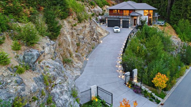1083 Uplands Dr, Anmore, BC, Canada - Drone Aerial View - Luxury Real Estate - Greater Vancouver West Coast Modern Home