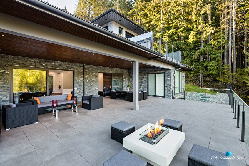 1083 Uplands Dr, Anmore, BC, Canada - Private Outdoor Deck - Luxury Real Estate - Greater Vancouver West Coast Modern Home