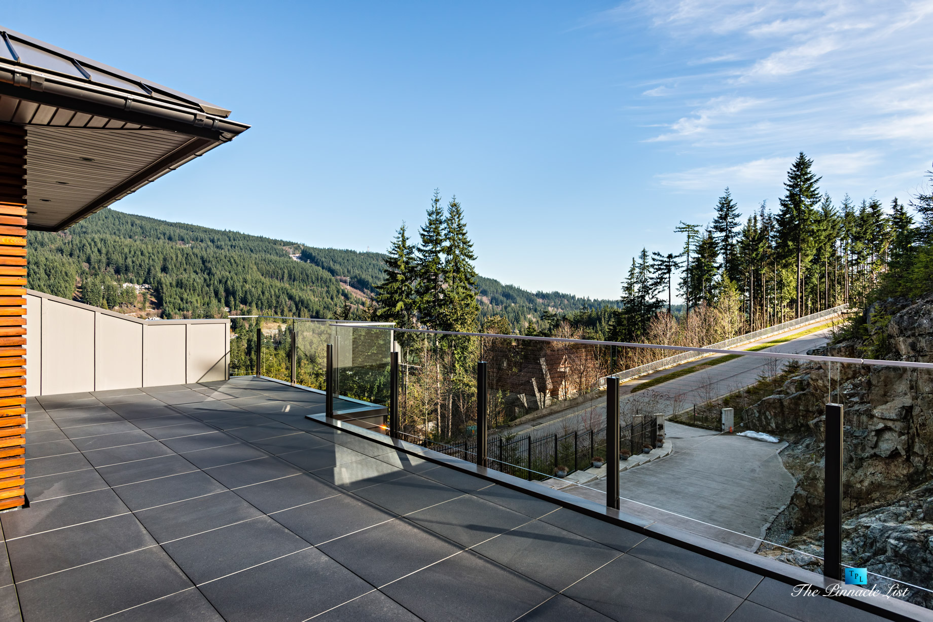 1083 Uplands Dr, Anmore, BC, Canada - Private Outdoor Mountain View Deck - Luxury Real Estate - Greater Vancouver West Coast Modern Home
