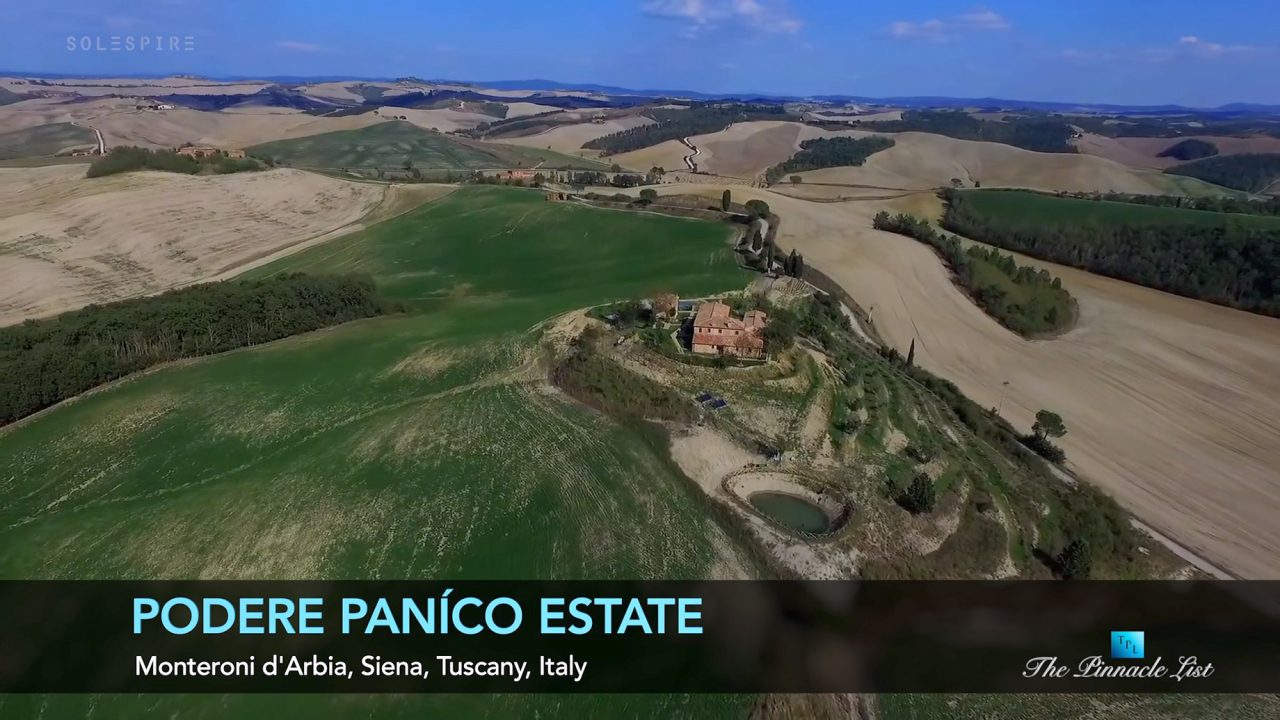Podere Paníco Estate - Monteroni d'Arbia, Siena, Tuscany, Italy - Luxury Real Estate - Video