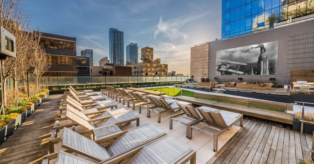 Manhattan View at MiMA Rooftop Deck 460 W 42nd St, New York, NY, USA The Pinnacle List