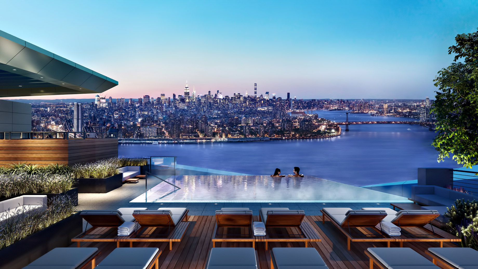 Brooklyn Point Pool Deck – 1 City Point, Brooklyn, NY, USA