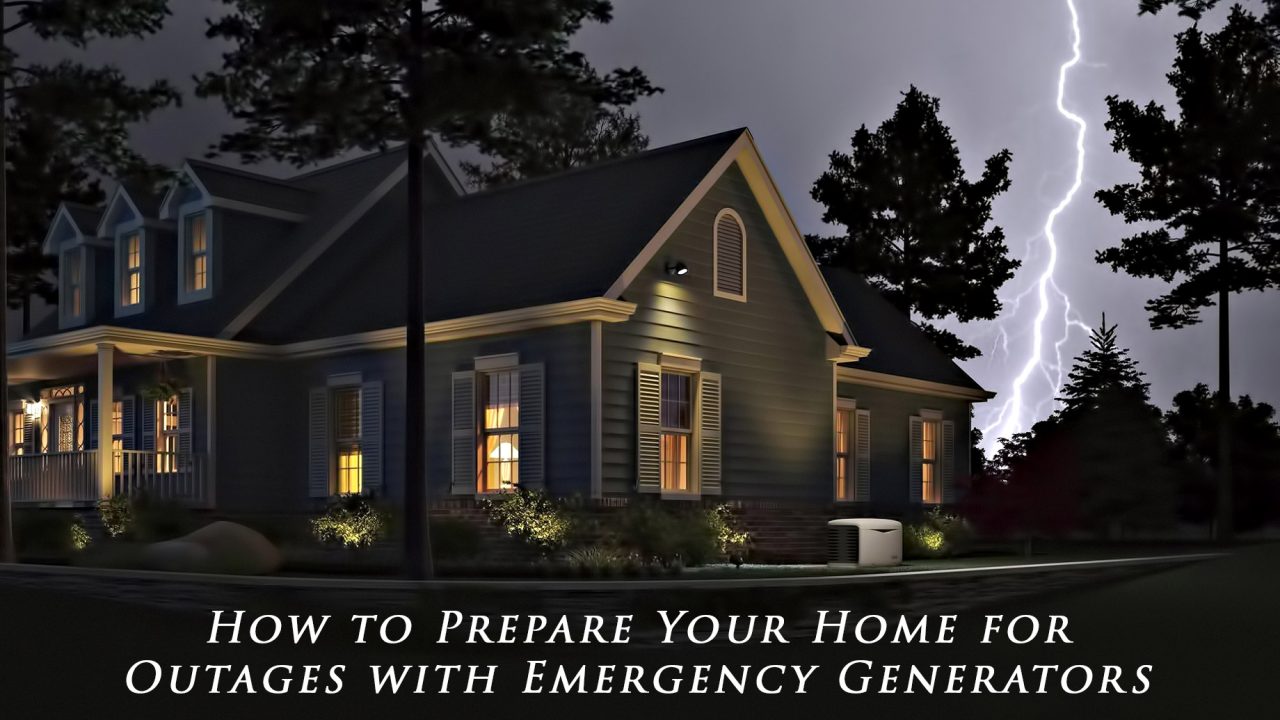 Homeowner Advice - How to Prepare Your Home for Outages with Emergency Generators