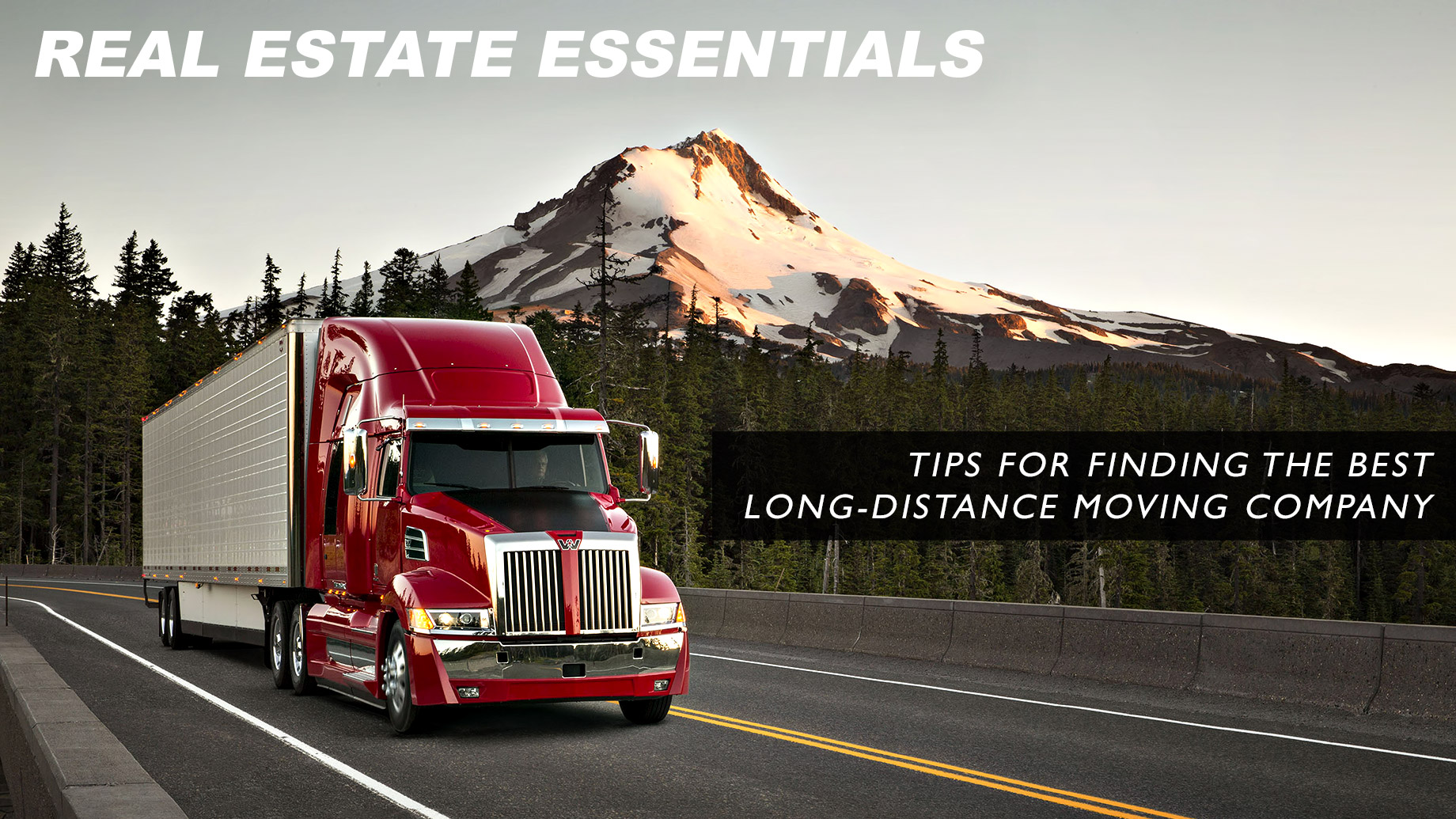Real Estate Essentials - Tips for Finding the Best Long-Distance Moving Company