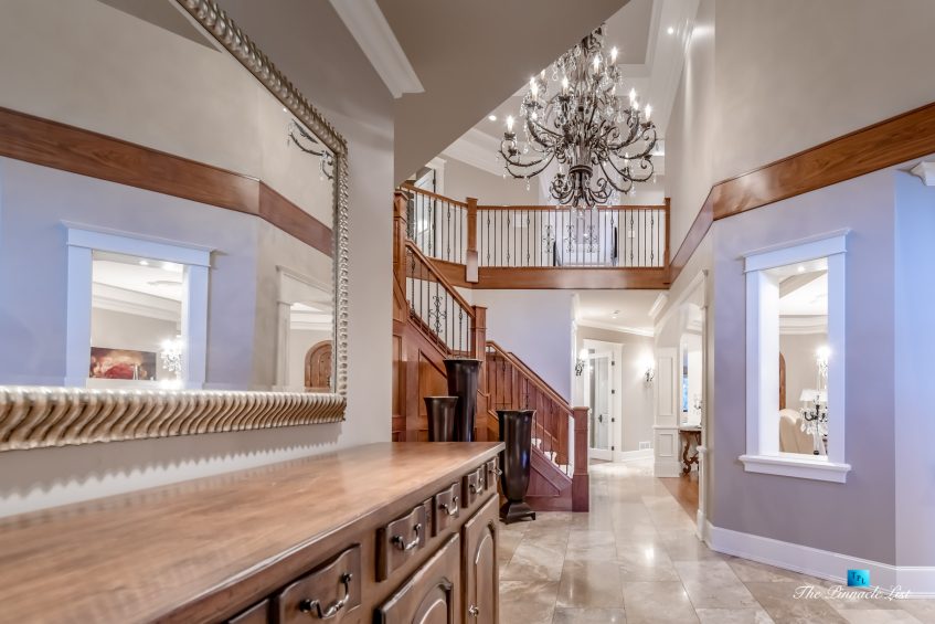 3053 Anmore Creek Way, Anmore, BC, Canada - Entrance Foyer and Stairs - Luxury Real Estate - Greater Vancouver Home