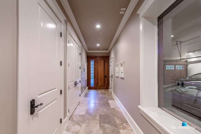 3053 Anmore Creek Way, Anmore, BC, Canada - Garage Hallway - Luxury Real Estate - Greater Vancouver Home