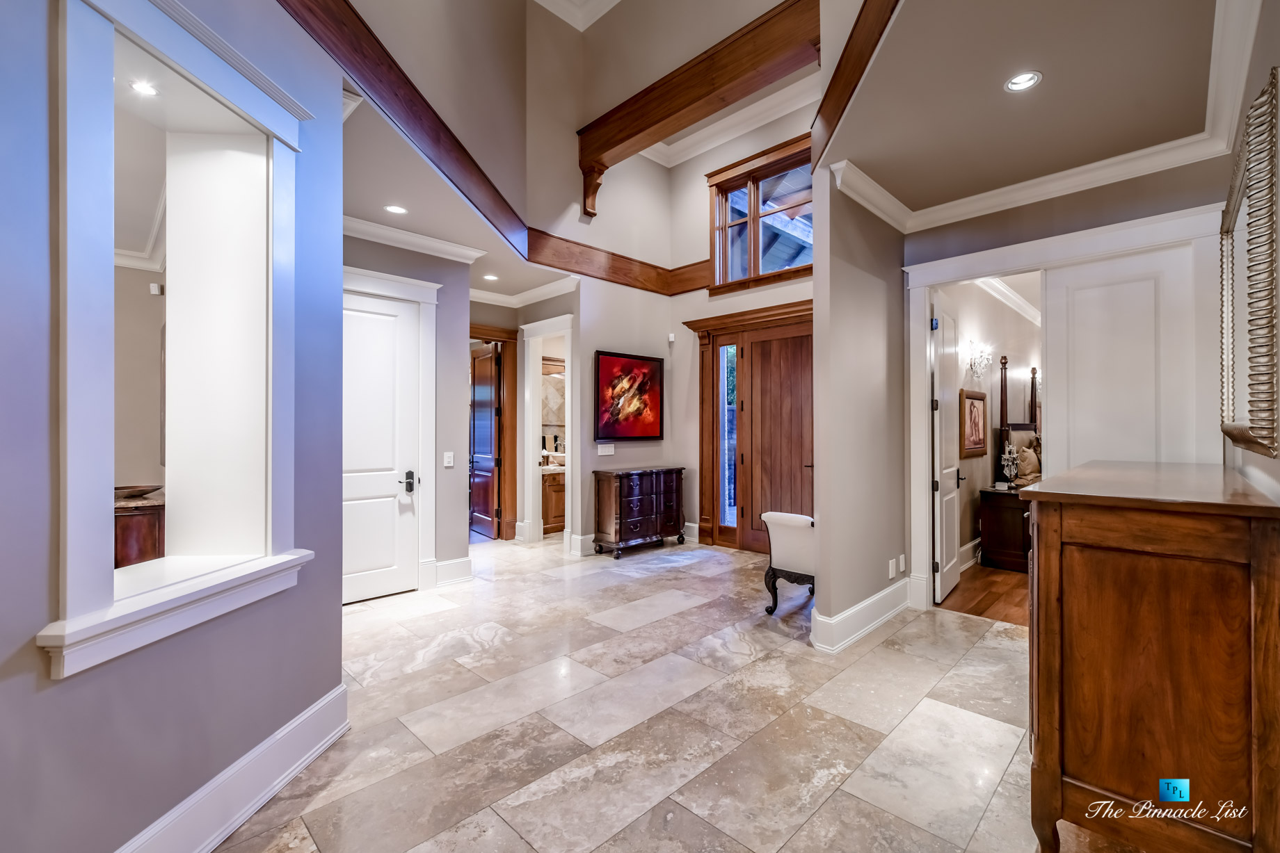 3053 Anmore Creek Way, Anmore, BC, Canada - Luxurious Foyer - Luxury Real Estate - Greater Vancouver Home