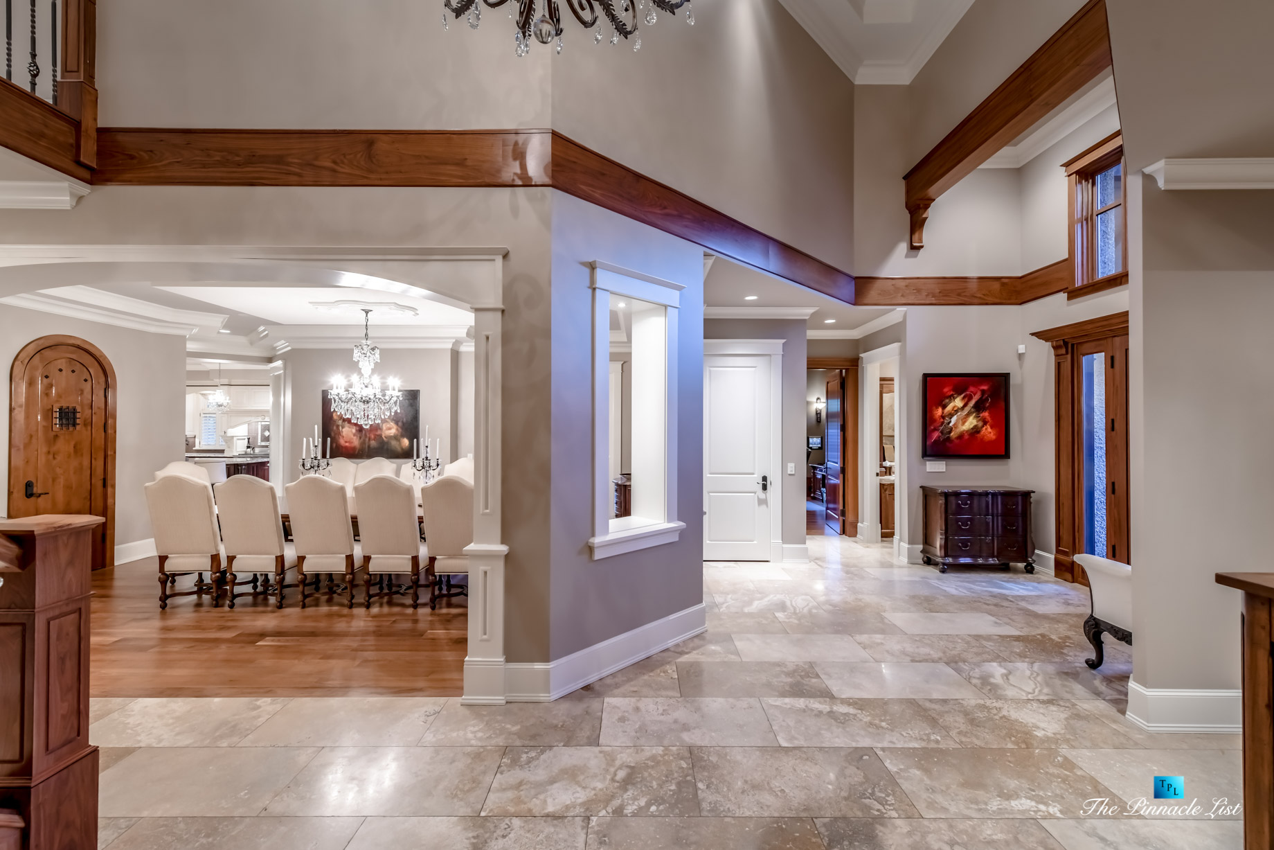 3053 Anmore Creek Way, Anmore, BC, Canada - Luxurious Foyer and Dining Room - Luxury Real Estate - Greater Vancouver Home