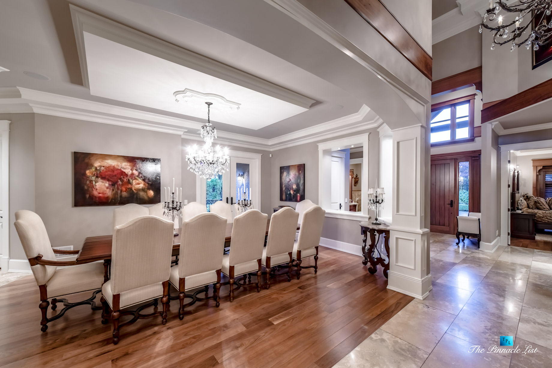 3053 Anmore Creek Way, Anmore, BC, Canada – Dining Room and Foyer – Luxury Real Estate – Greater Vancouver Home
