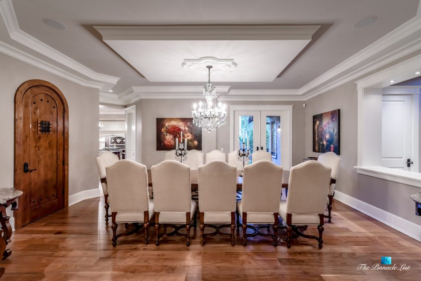 3053 Anmore Creek Way, Anmore, BC, Canada - Luxurious Dining Room - Luxury Real Estate - Greater Vancouver Home