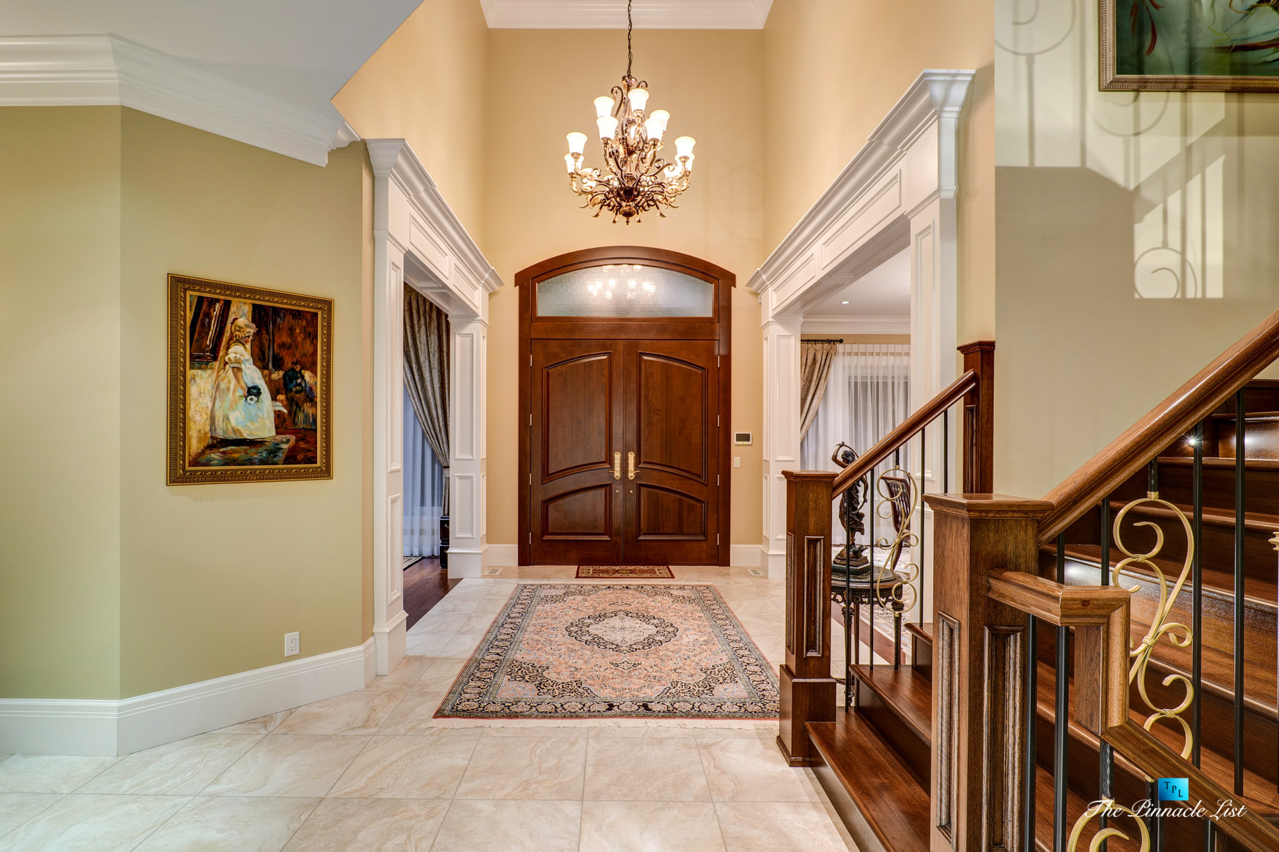 2057 Ridge Mountain Drive, Anmore, BC, Canada - Front Door Foyer - Luxury Real Estate - West Coast Greater Vancouver Home