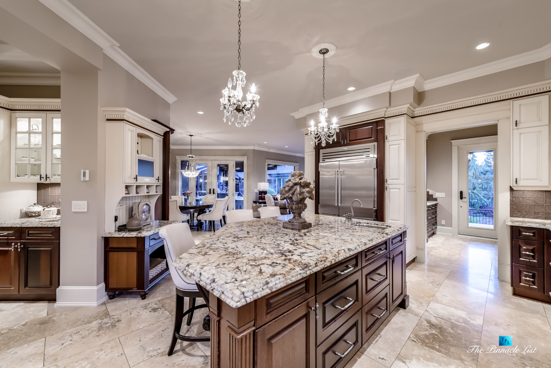3053 Anmore Creek Way, Anmore, BC, Canada - Majestic Kitchen Island - Luxury Real Estate - Greater Vancouver Home