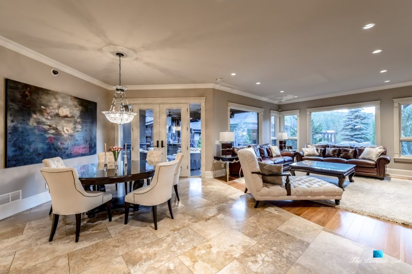 3053 Anmore Creek Way, Anmore, BC, Canada - Kitchen Table and Family Room - Luxury Real Estate - Greater Vancouver Home