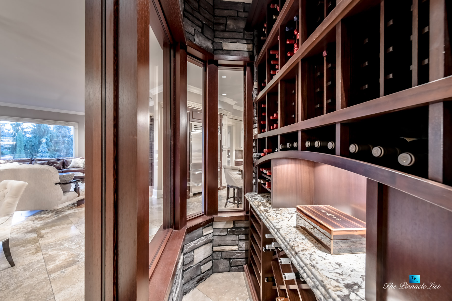 3053 Anmore Creek Way, Anmore, BC, Canada - Wine Room - Luxury Real Estate - Greater Vancouver Home