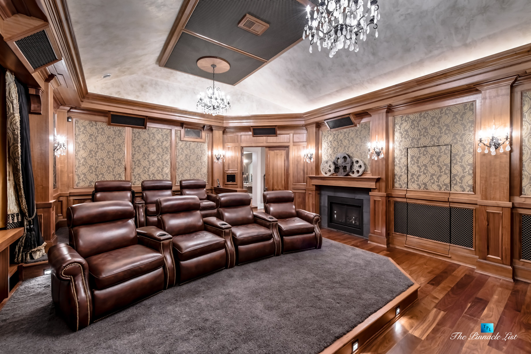 3053 Anmore Creek Way, Anmore, BC, Canada – Luxurious Theatre Room – Luxury Real Estate – Greater Vancouver Home