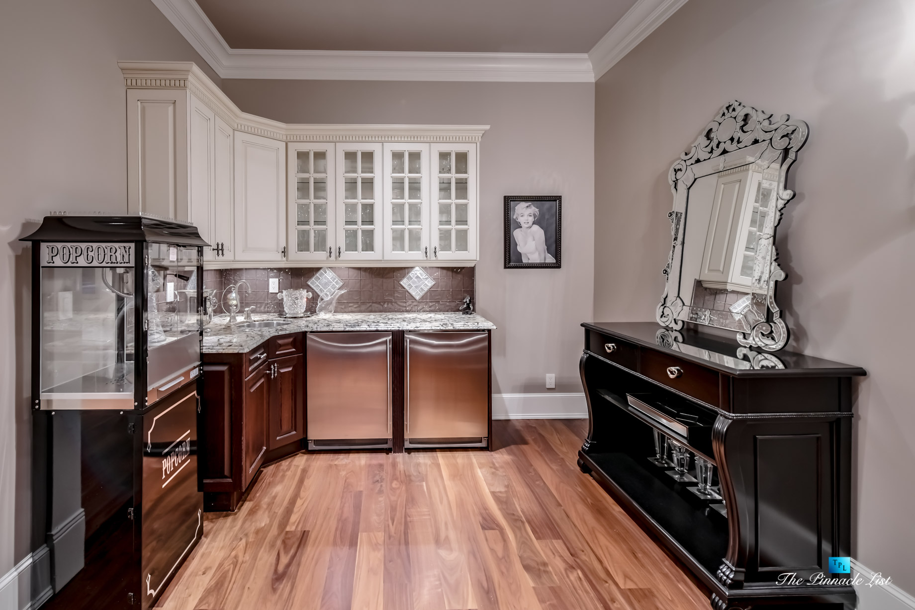 3053 Anmore Creek Way, Anmore, BC, Canada - Theatre Room Bar - Luxury Real Estate - Greater Vancouver Home