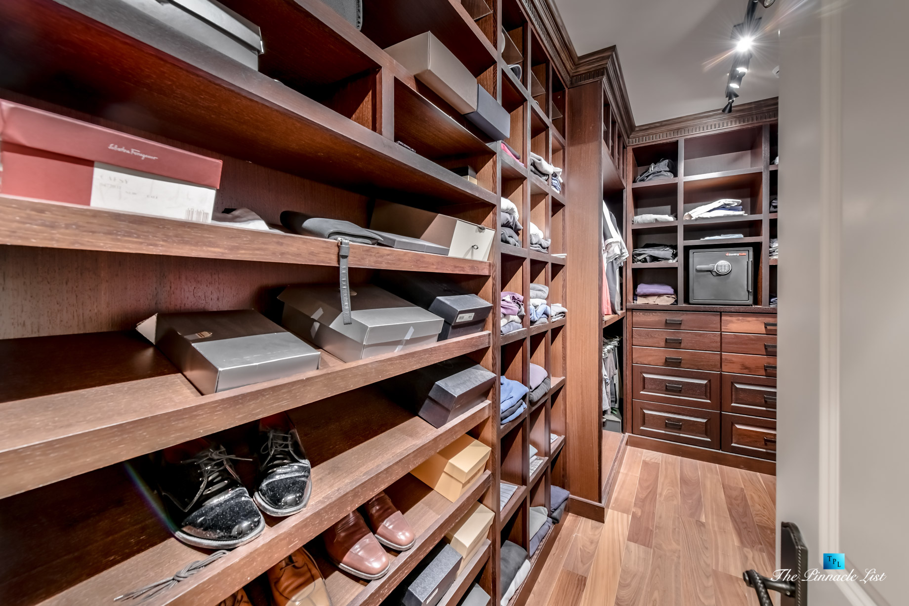 3053 Anmore Creek Way, Anmore, BC, Canada - Master Walk In Closet for Him - Luxury Real Estate - Greater Vancouver Home