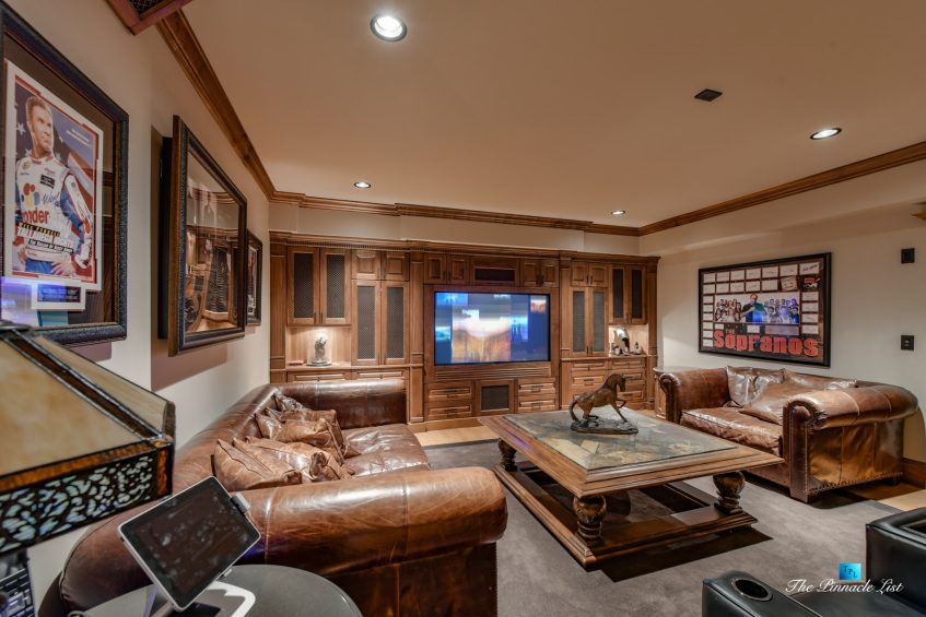 3053 Anmore Creek Way, Anmore, BC, Canada - Basement Man Cave Theatre - Luxury Real Estate - Greater Vancouver Home