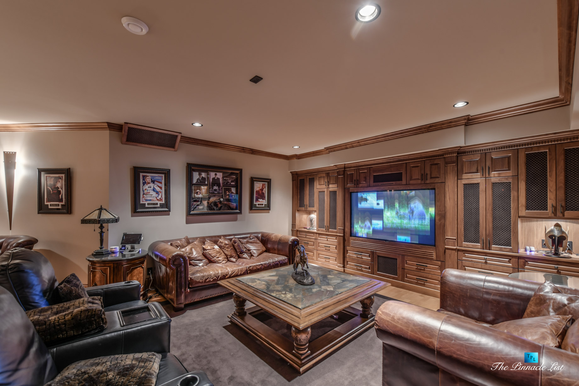 3053 Anmore Creek Way, Anmore, BC, Canada – Basement Man Cave Theatre – Luxury Real Estate – Greater Vancouver Home