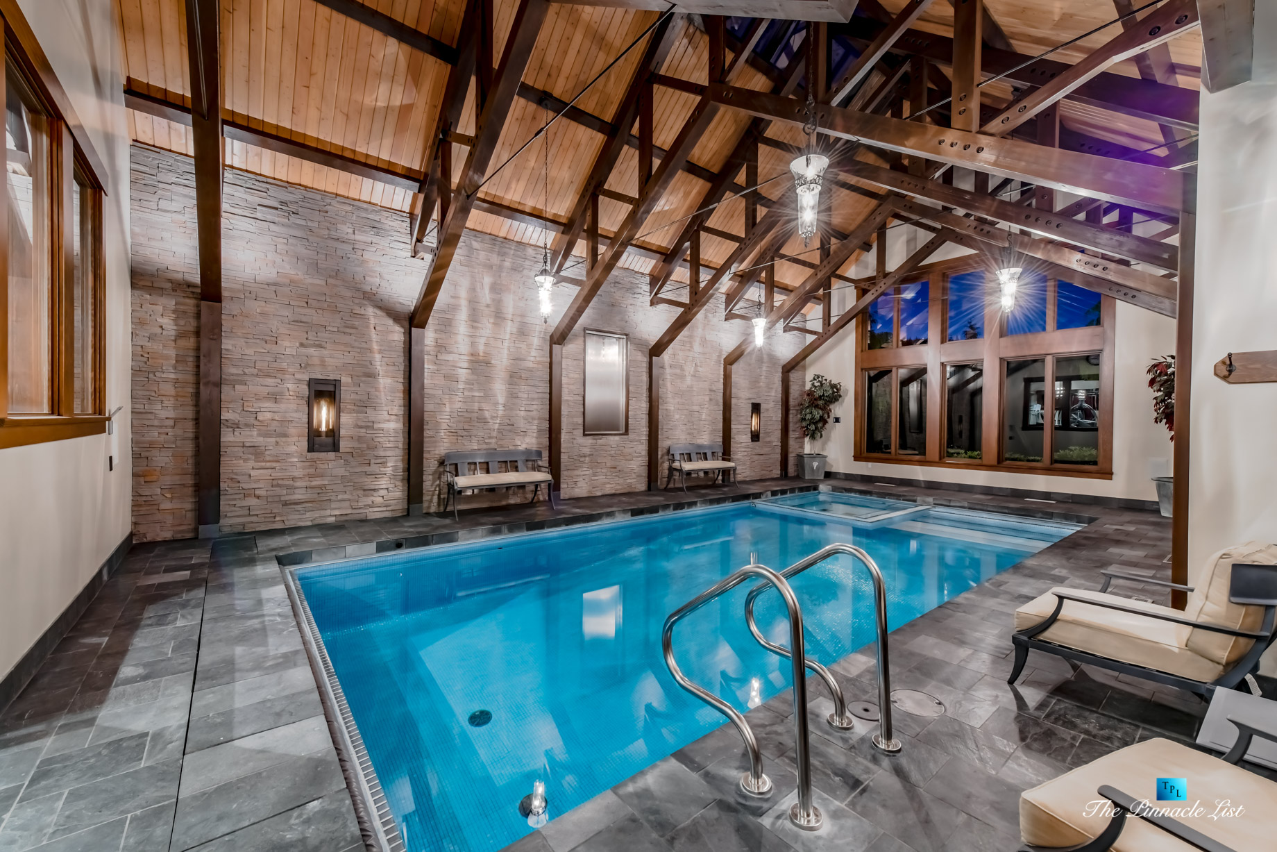 3053 Anmore Creek Way, Anmore, BC, Canada - Interior Pool and Hot Tub - Luxury Real Estate - Greater Vancouver Home