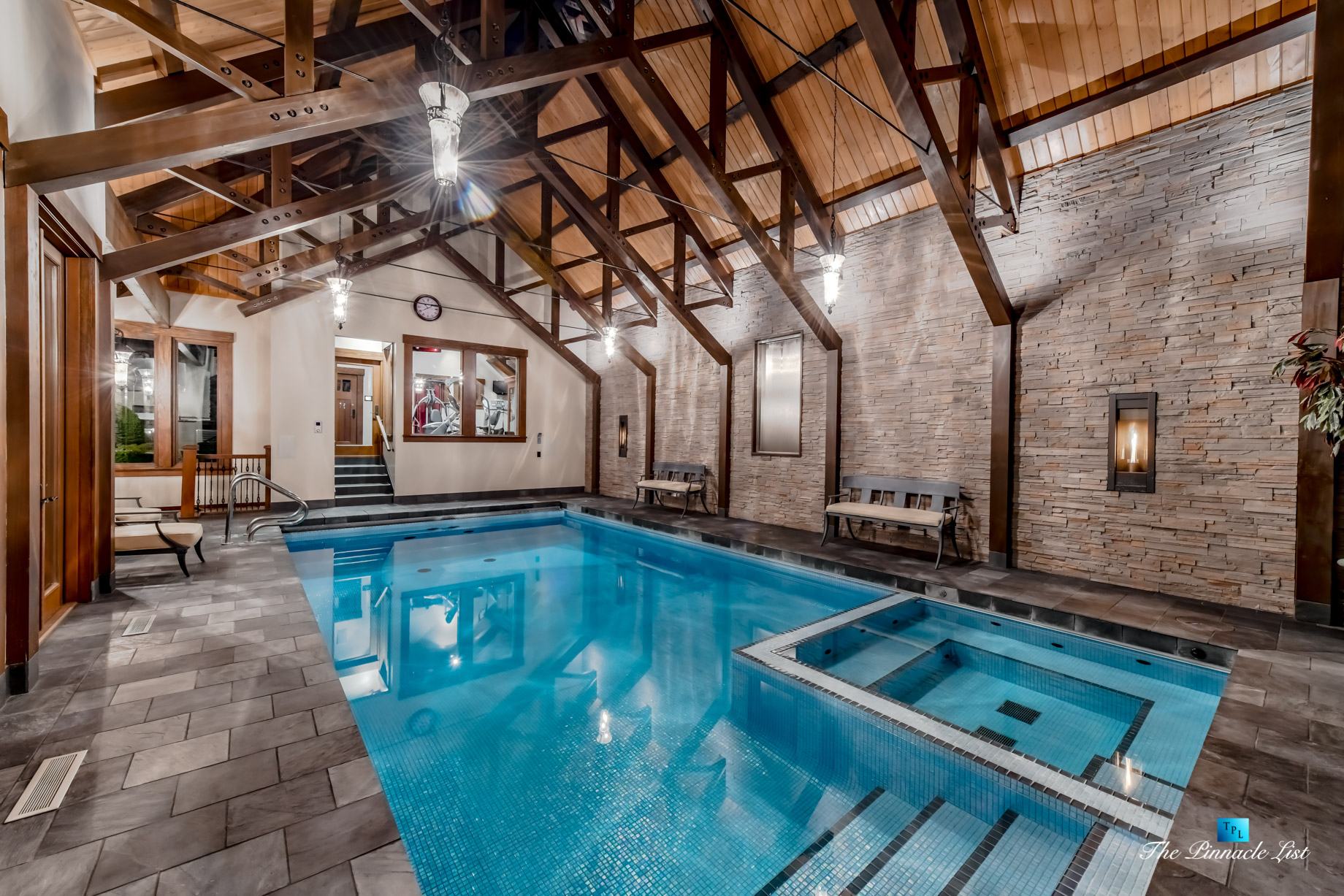 3053 Anmore Creek Way, Anmore, BC, Canada - Interior Pool and Hot Tub - Luxury Real Estate - Greater Vancouver Home