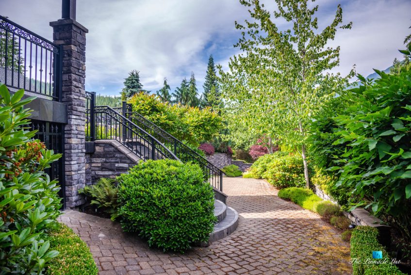 3053 Anmore Creek Way, Anmore, BC, Canada - House Side Walkway Kitchen Stairs - Luxury Real Estate - Greater Vancouver Home