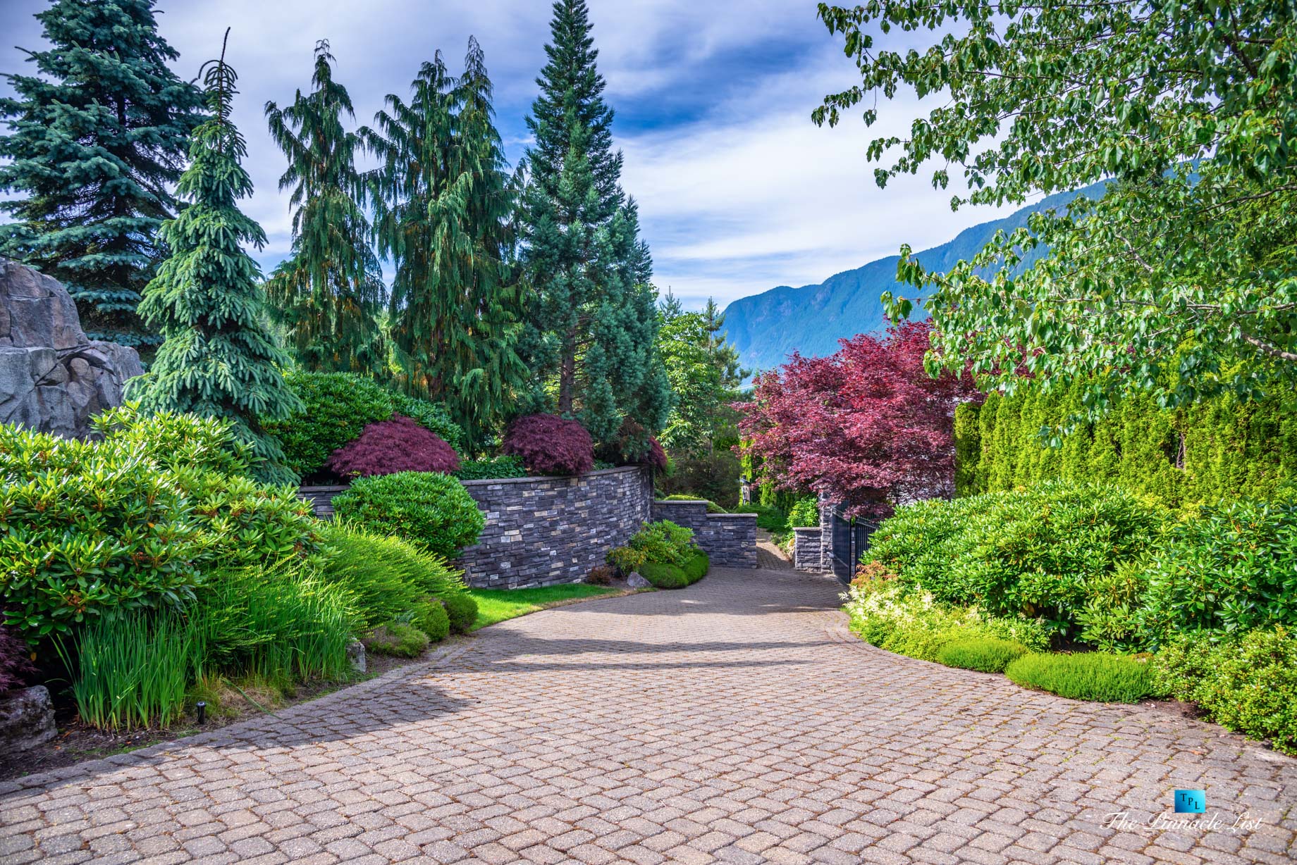 3053 Anmore Creek Way, Anmore, BC, Canada - Backyard Driveway Landscaping - Luxury Real Estate - Greater Vancouver Home