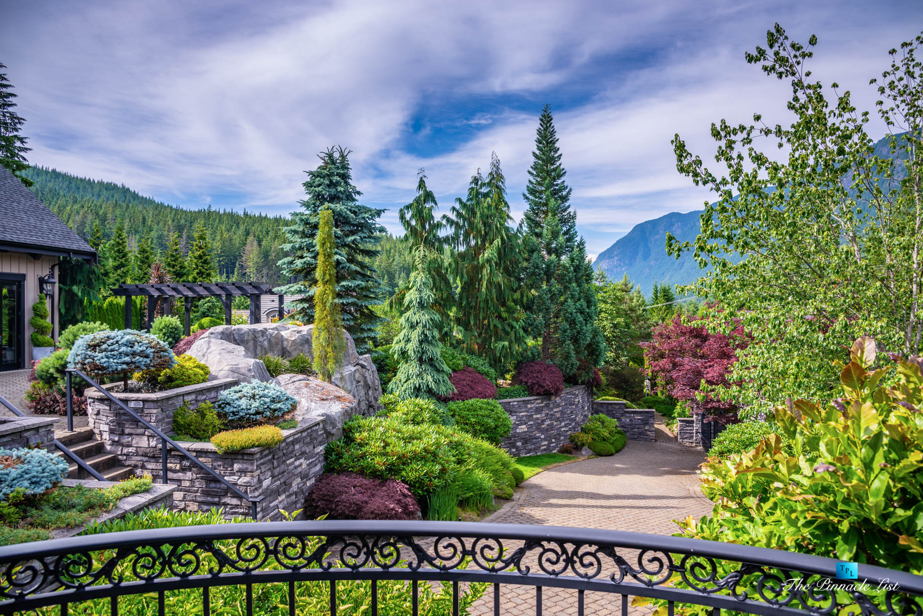 3053 Anmore Creek Way, Anmore, BC, Canada - Backyard Driveway and Property Landscaping - Luxury Real Estate - Greater Vancouver Home