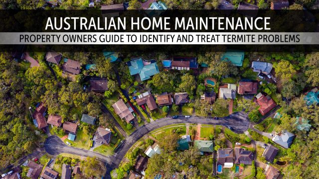 Australian Home Maintenance - Property Owners Guide To Identify and Treat Termite Problems