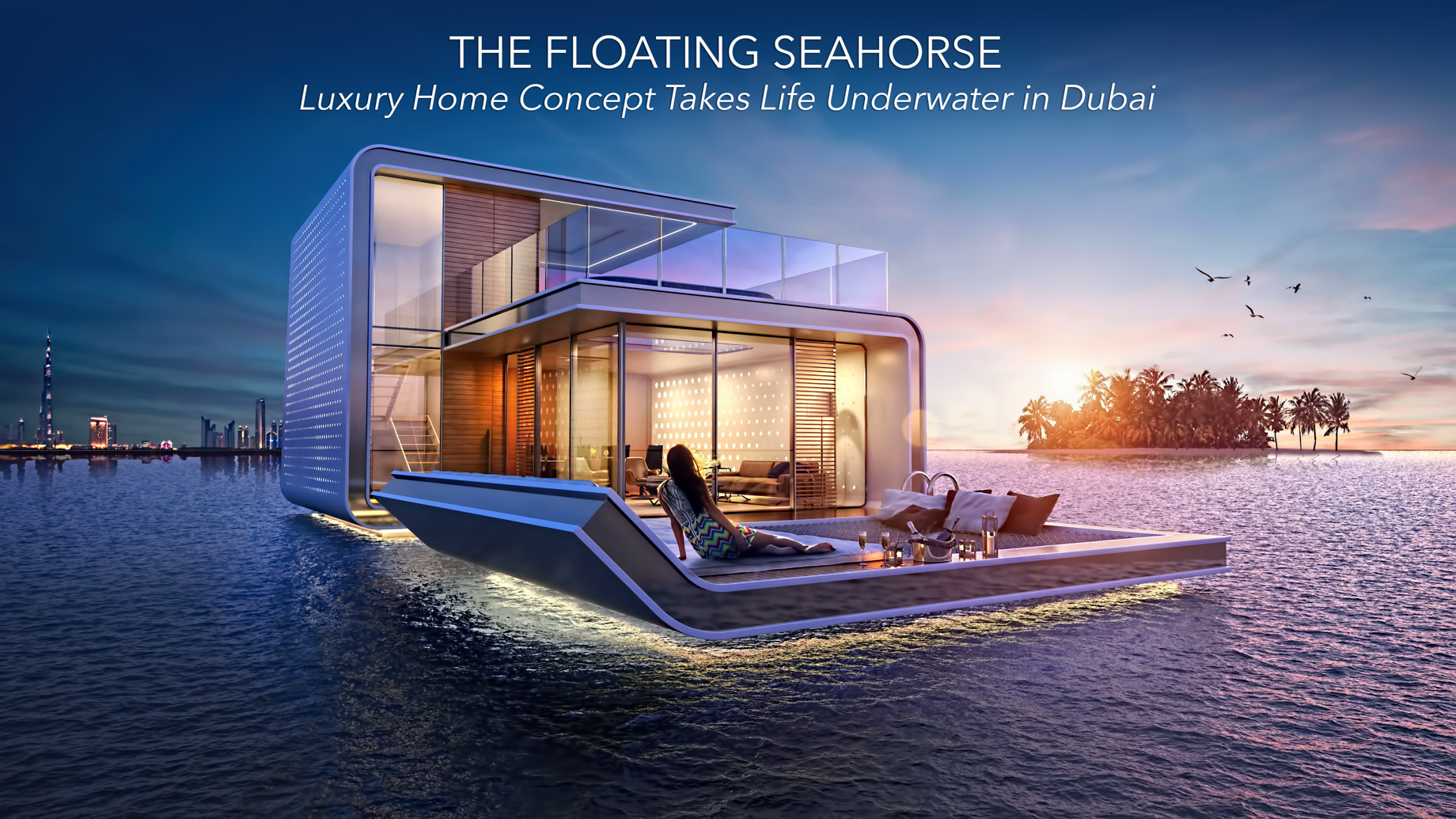 The Floating Seahorse - Luxury Home Concept Takes Life Underwater in Dubai