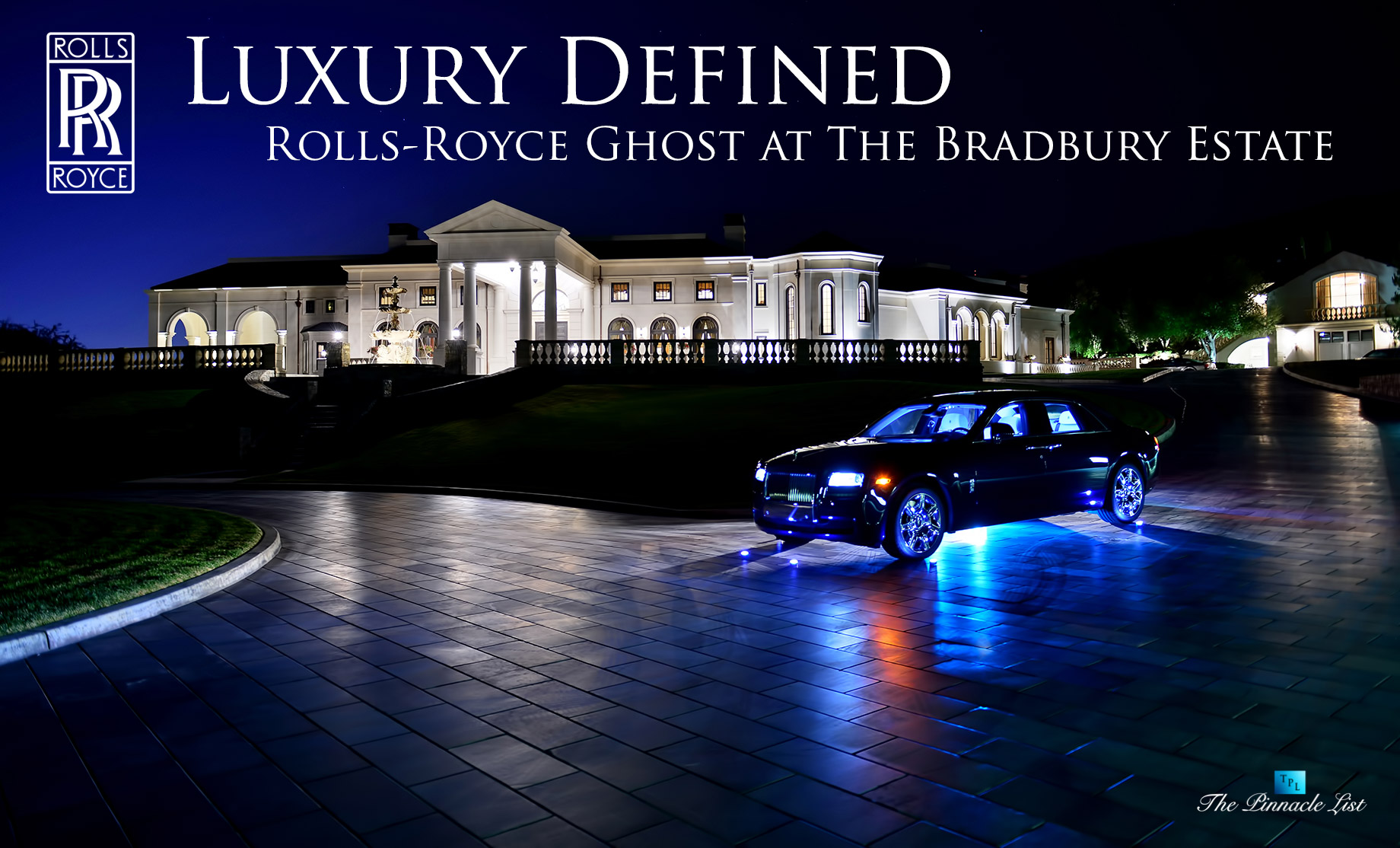 Luxury Defined - Rolls-Royce Ghost at The Bradbury Estate in Southern California