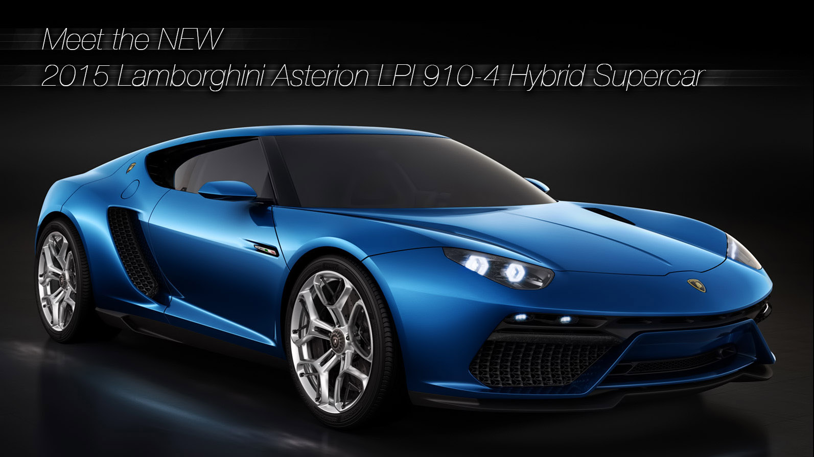 Meet the New 2015 Lamborghini Asterion LPI 910-4 Hybrid Supercar