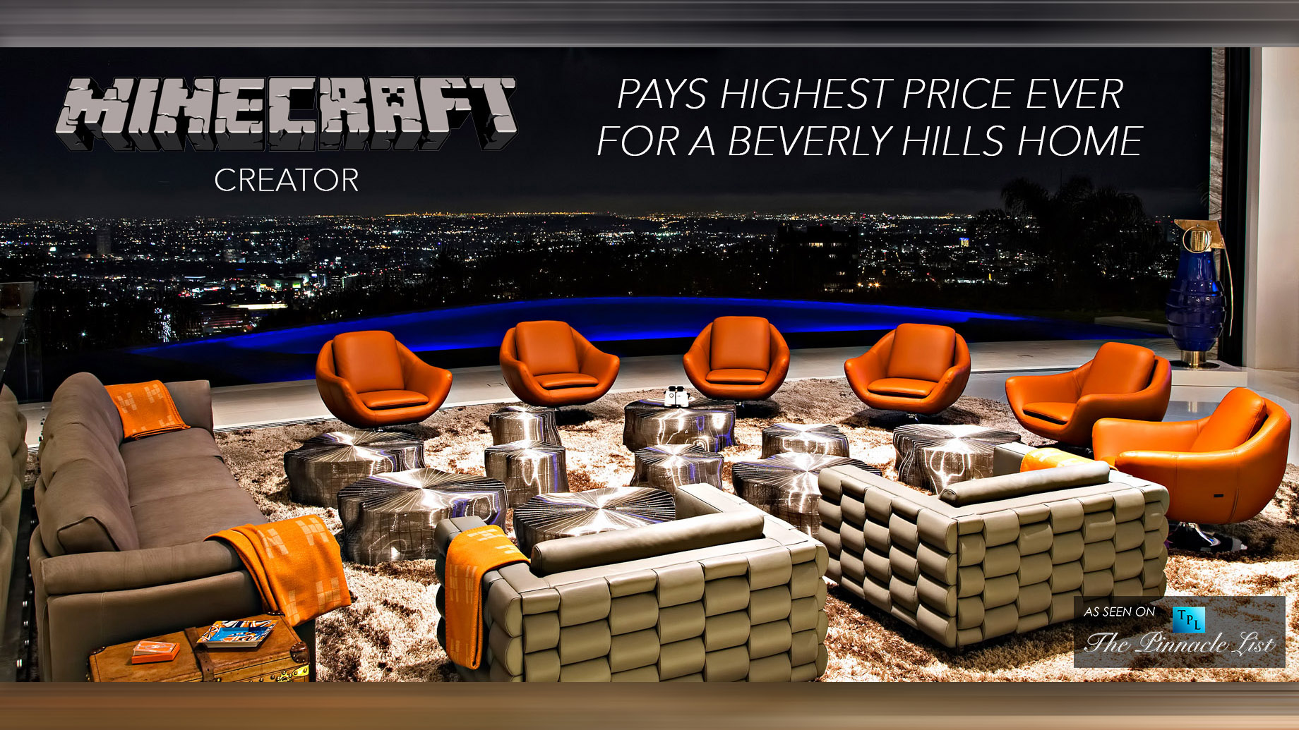 Minecraft Creator Pays $70 Million - The Highest Price Ever for a Beverly Hills Home