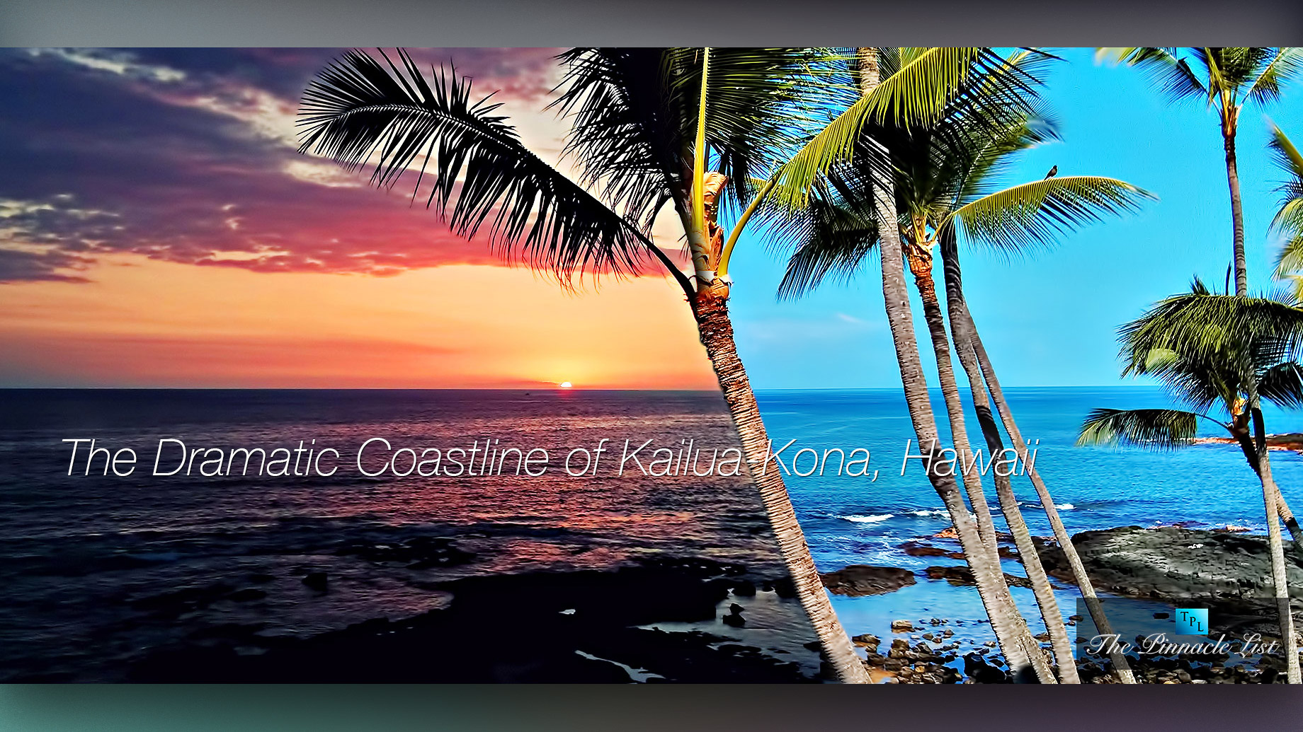 The Dramatic Coastline of Kailua-Kona, Hawaii