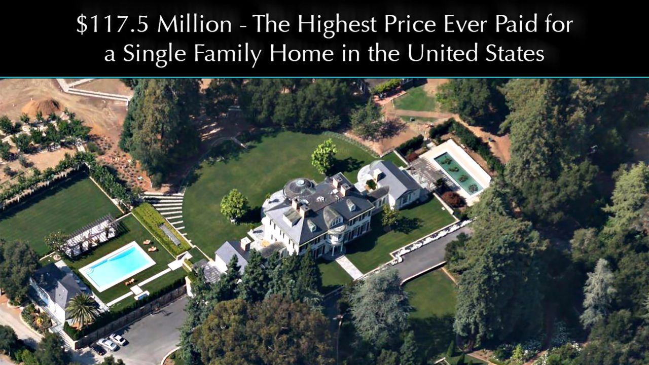 $117.5 Million – Highest Price Ever Paid for a Single-Family Home in the United States 2012