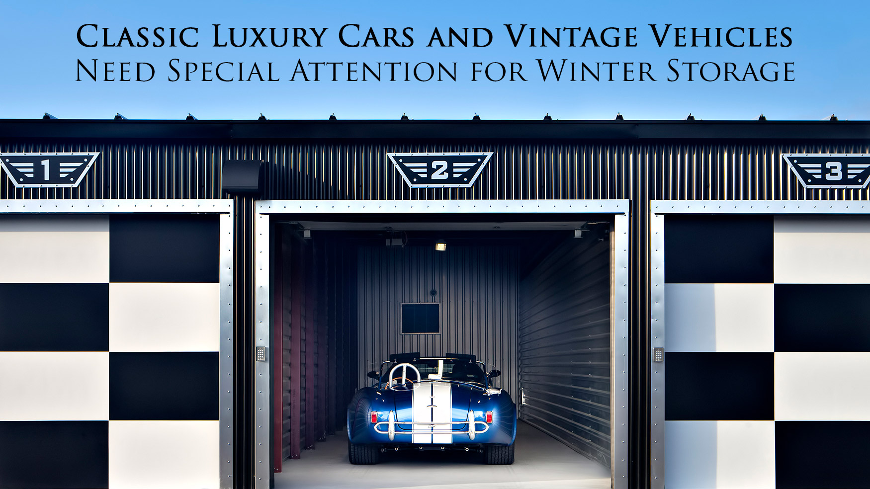 Classic Luxury Cars and Vintage Vehicles Need Special Attention for Winter Storage