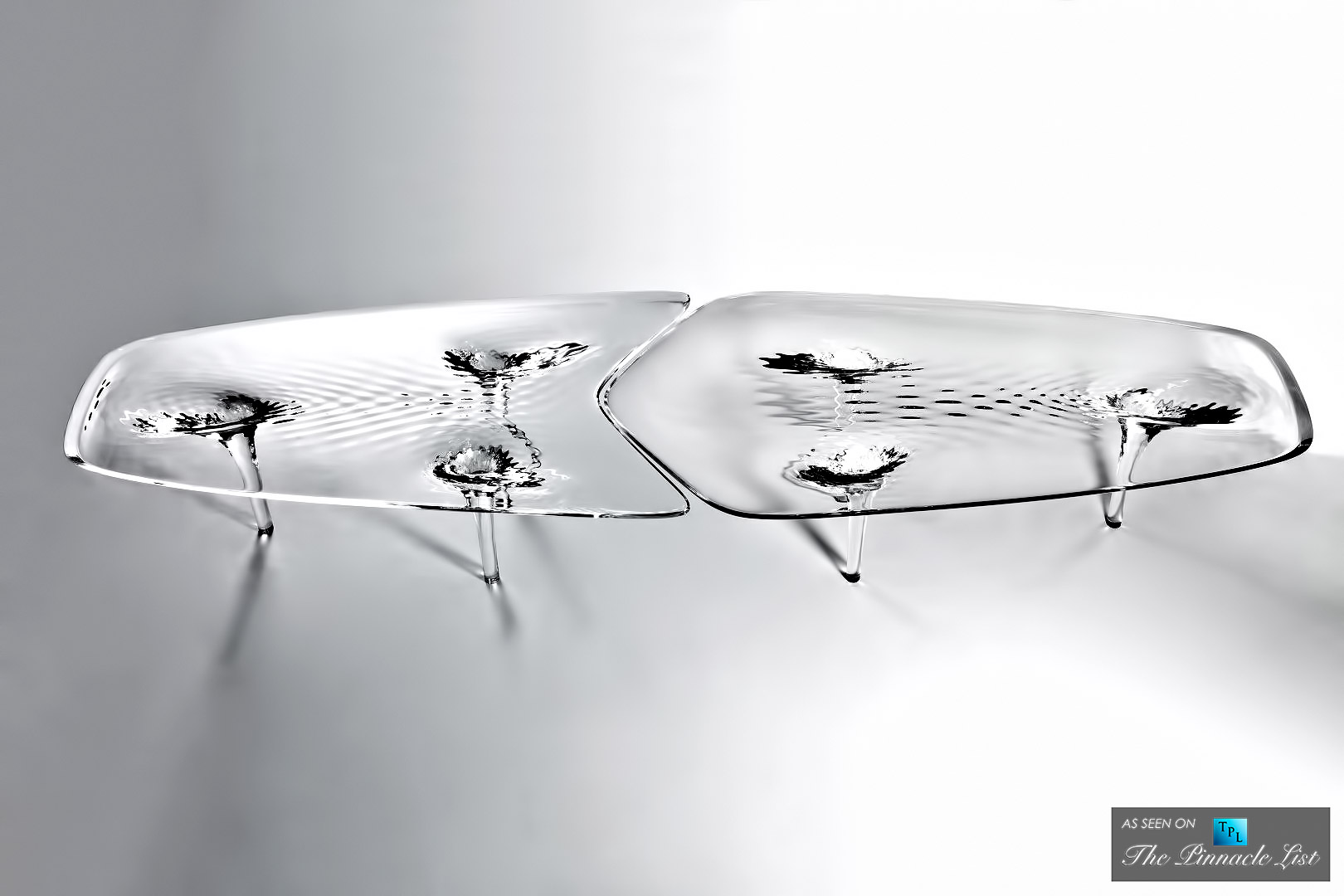 $250,000 Luxury Equilibrium – Spotlighting the Liquid Glacial Dining Table by Zaha Hadid