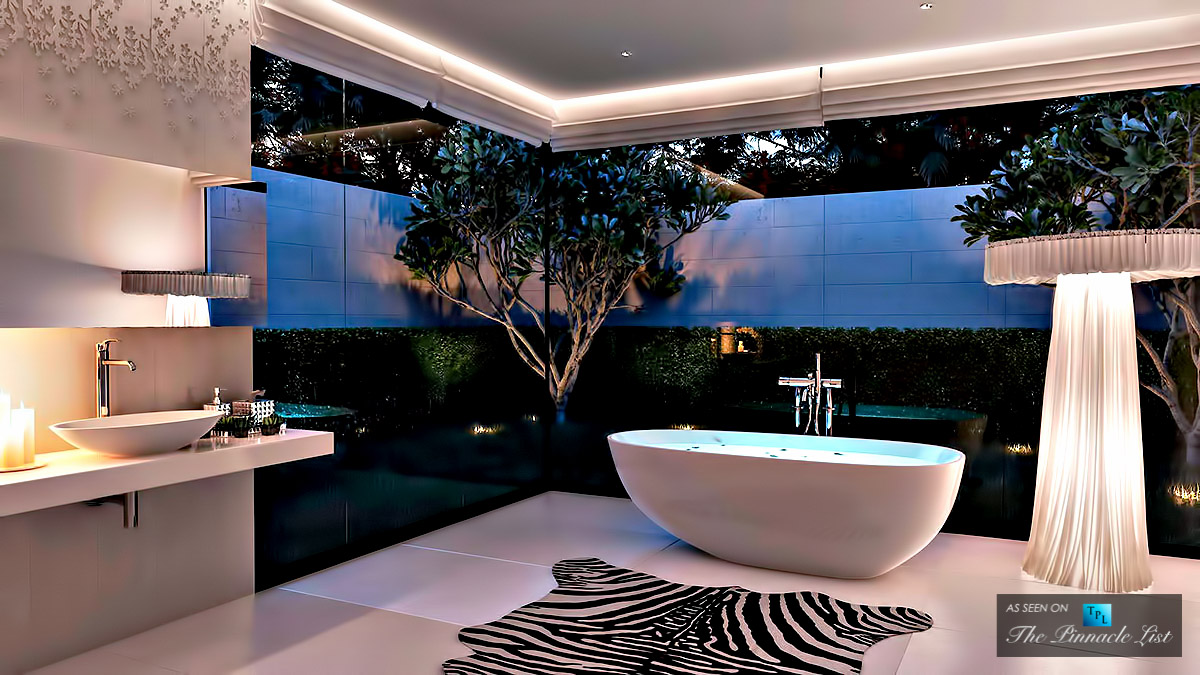 Feature Floor Tiles - Luxury Home Design - 4 High-End Bathroom Installation Ideas