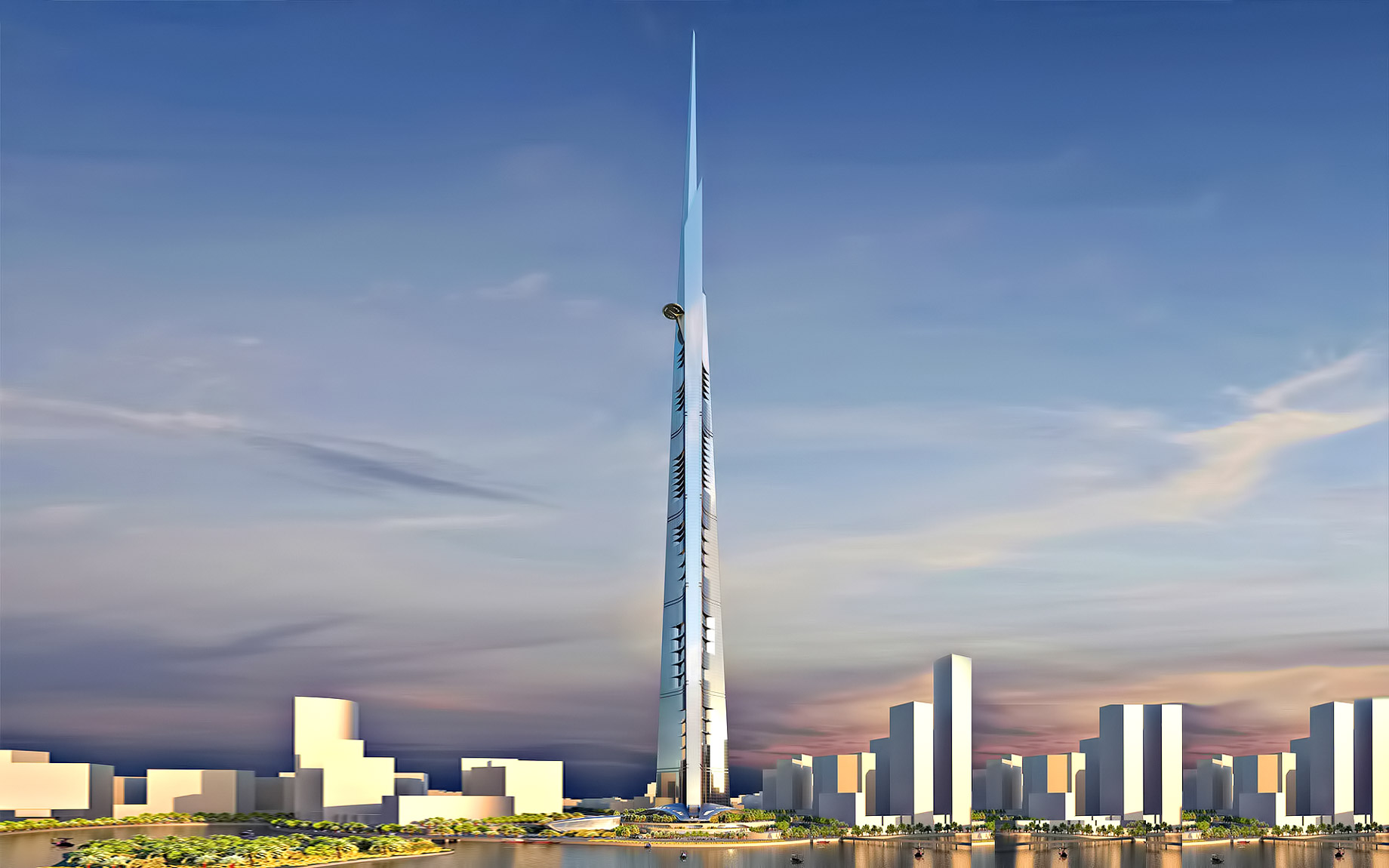 The Next Tallest Building in the World - Kingdom Tower in Jeddah, Saudi Arabia