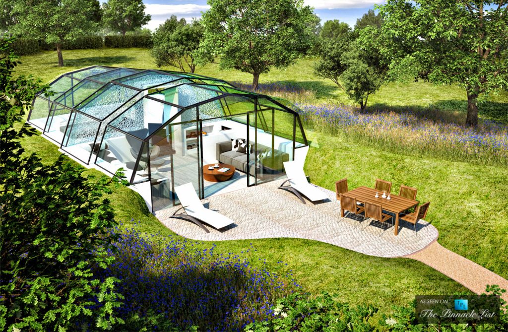 The Photon Space - Imagining an All-Glass Modular Home, Controllable with an iPhone