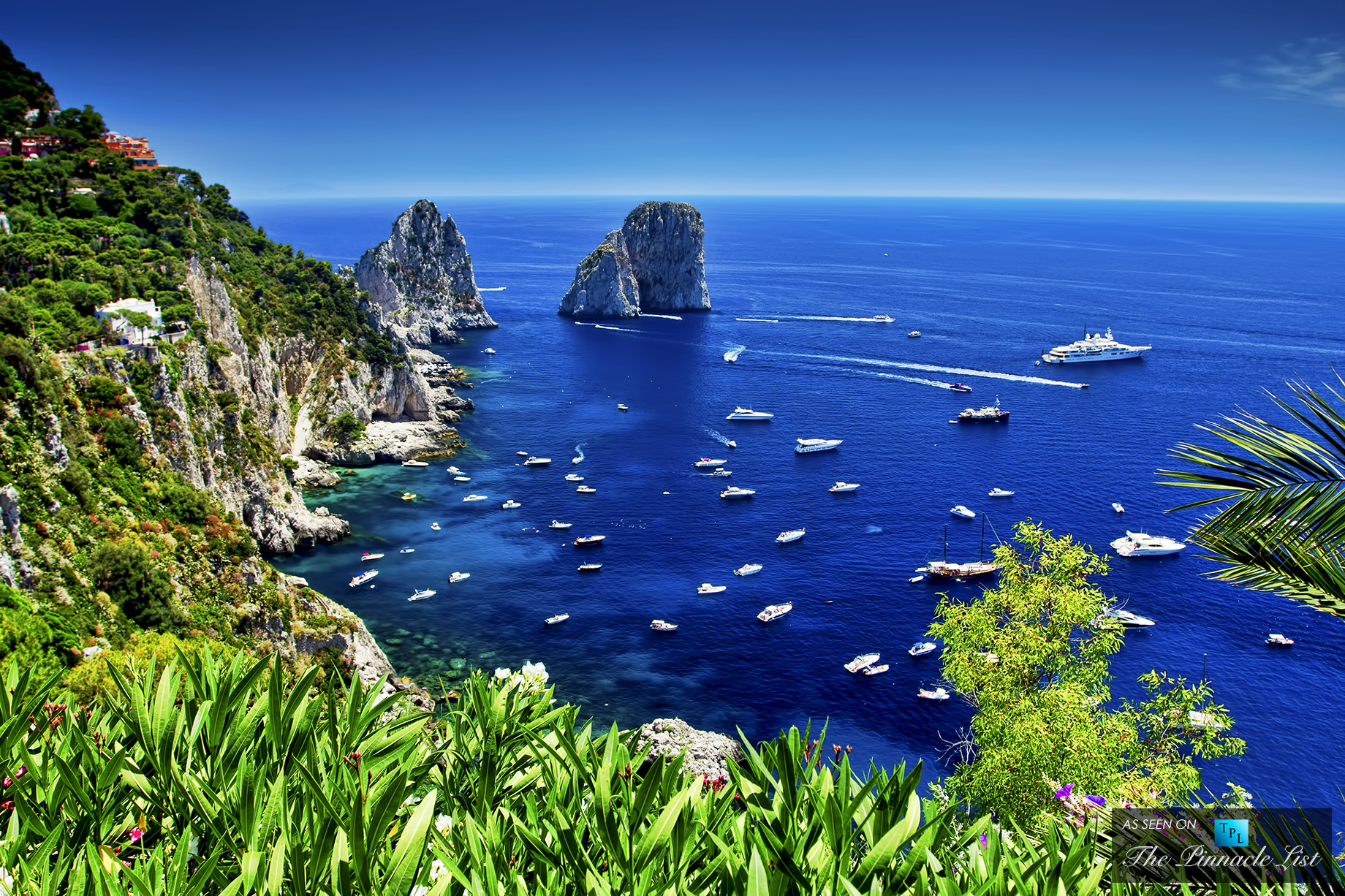 Tyrrhenian Sea off the Sorrento Peninsula – Capri Island, Italy