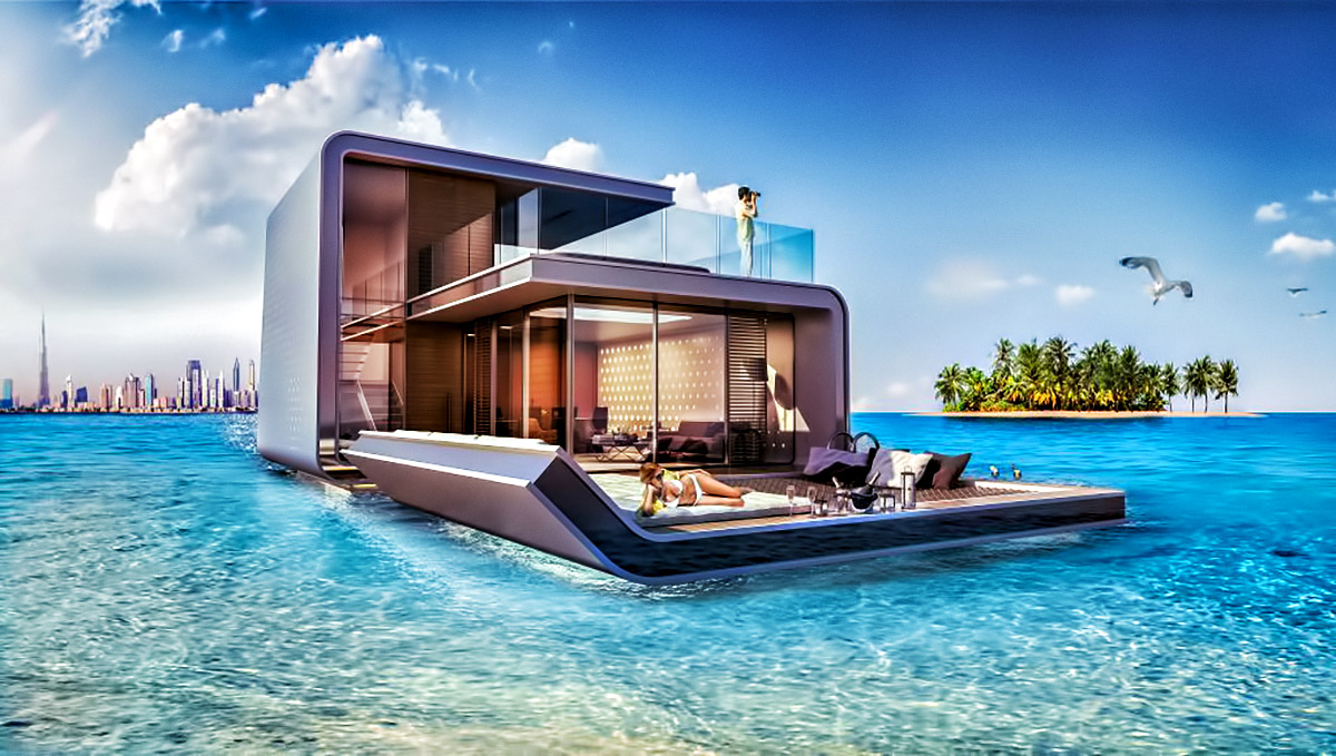 The Floating Seahorse – Luxury Home Concept Takes Life Underwater in Dubai