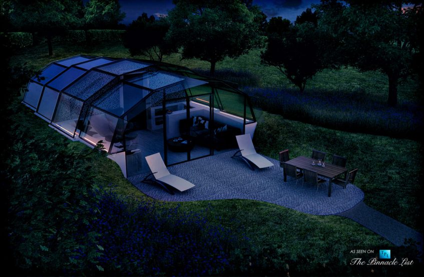 The Photon Space - Imagining an All-Glass Modular Home, Controllable with an iPhone
