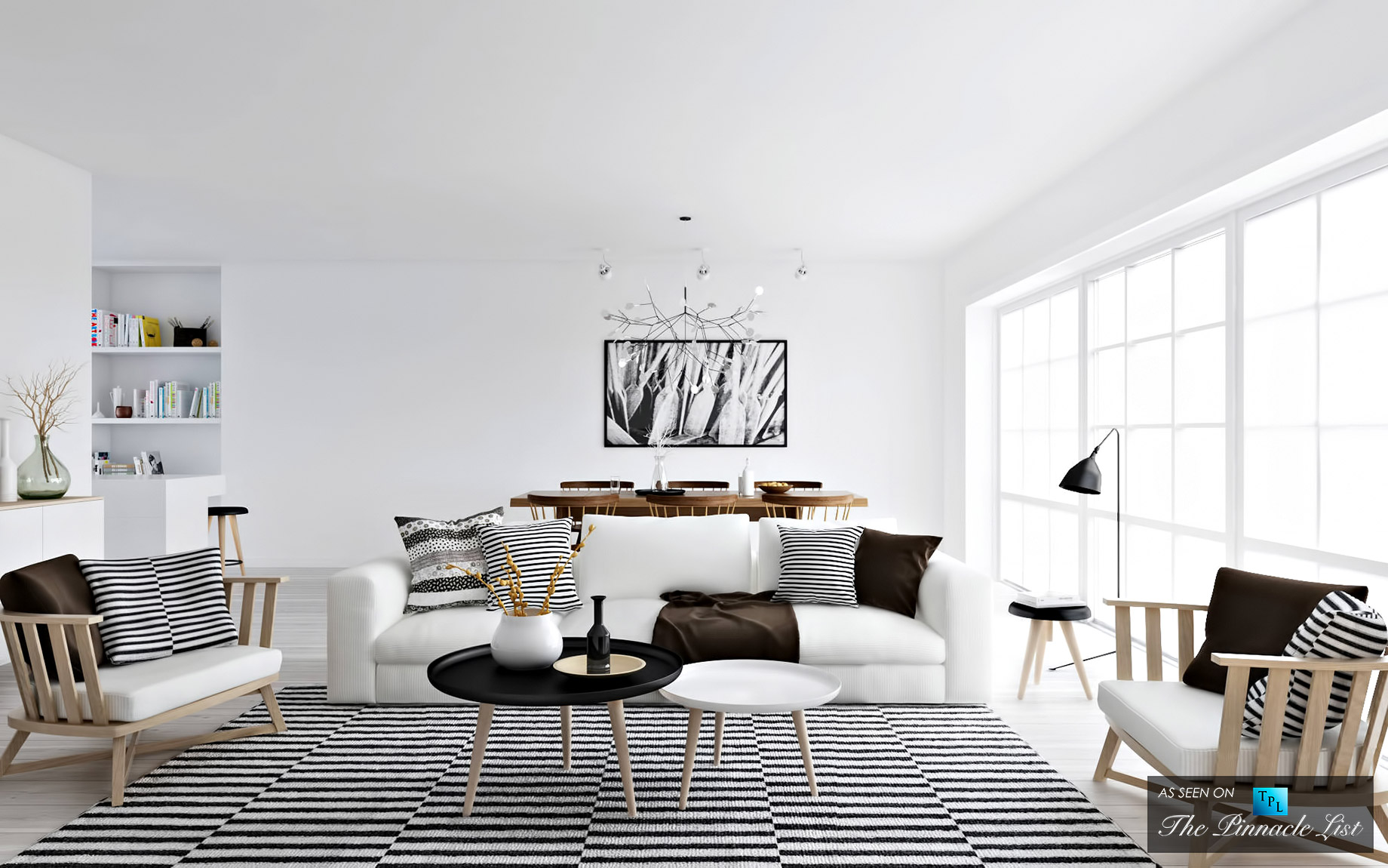 Scandinavian Super White - Luxury West Coast Design Trends that Make Your Home Into a Multicultural Melting Pot