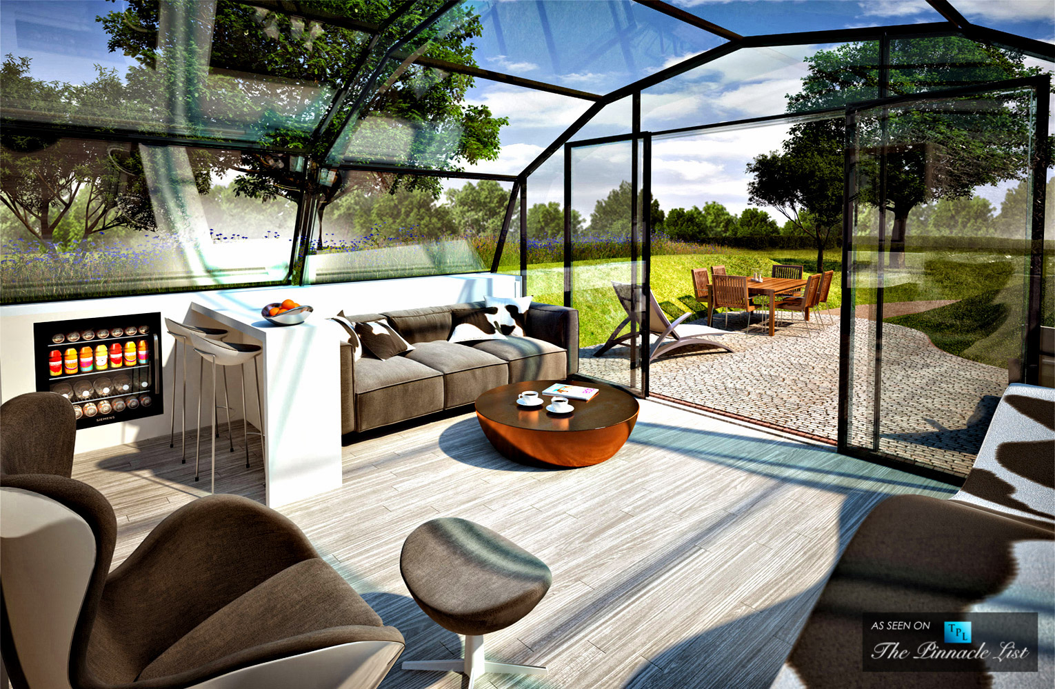 The Photon Space – Imagining an All-Glass Modular Home, Controllable with an iPhone