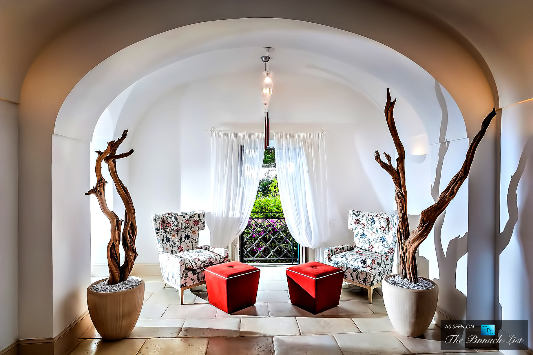 005 Transforming the 45 Room Hotel Belsito into the Private Villa Ferraro Residence in Capri Italy