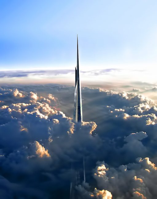 The Next Tallest Building in the World - Kingdom Tower in Jeddah, Saudi Arabia