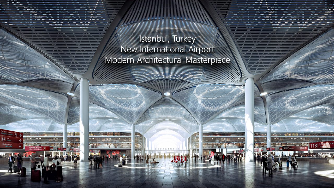 New International Airport in Istanbul, Turkey will be a Modern Architectural Masterpiece The
